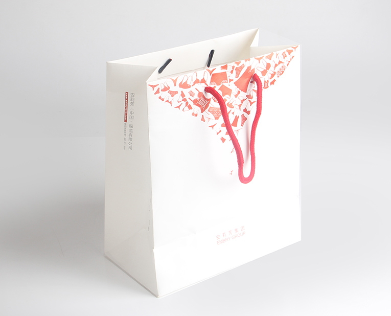 純潔、簡(jiǎn)約圣誕手提袋