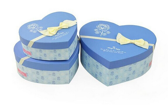 藍色心形包裝盒 藍色心形包裝盒